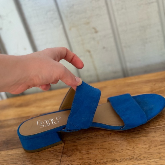 Franco Sarto Electric Blue Sandals - Picture 7 of 8